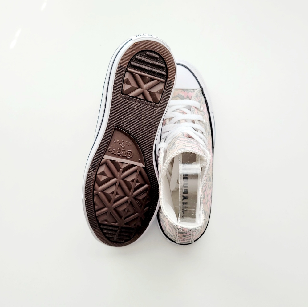 Converse CTAS HI Pale Putty Limestone Grey Pink White Women's 5 - Picture 5 of 6